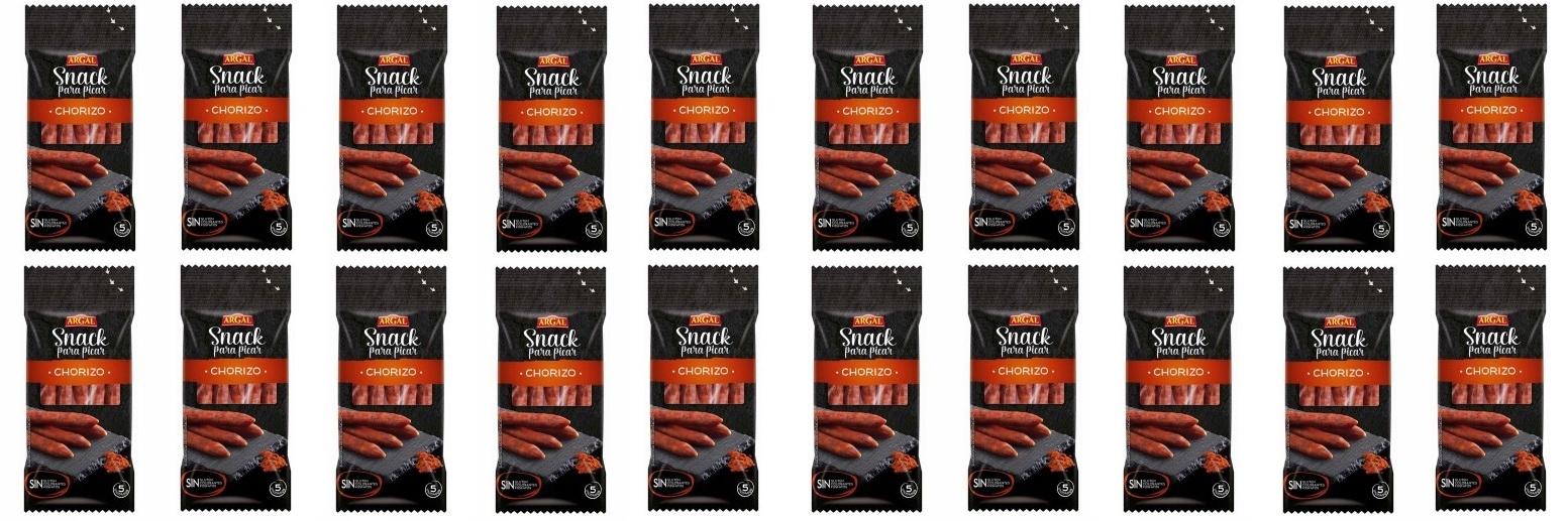 Levně 20 x 50 g Argal chorizo mini snack Karton