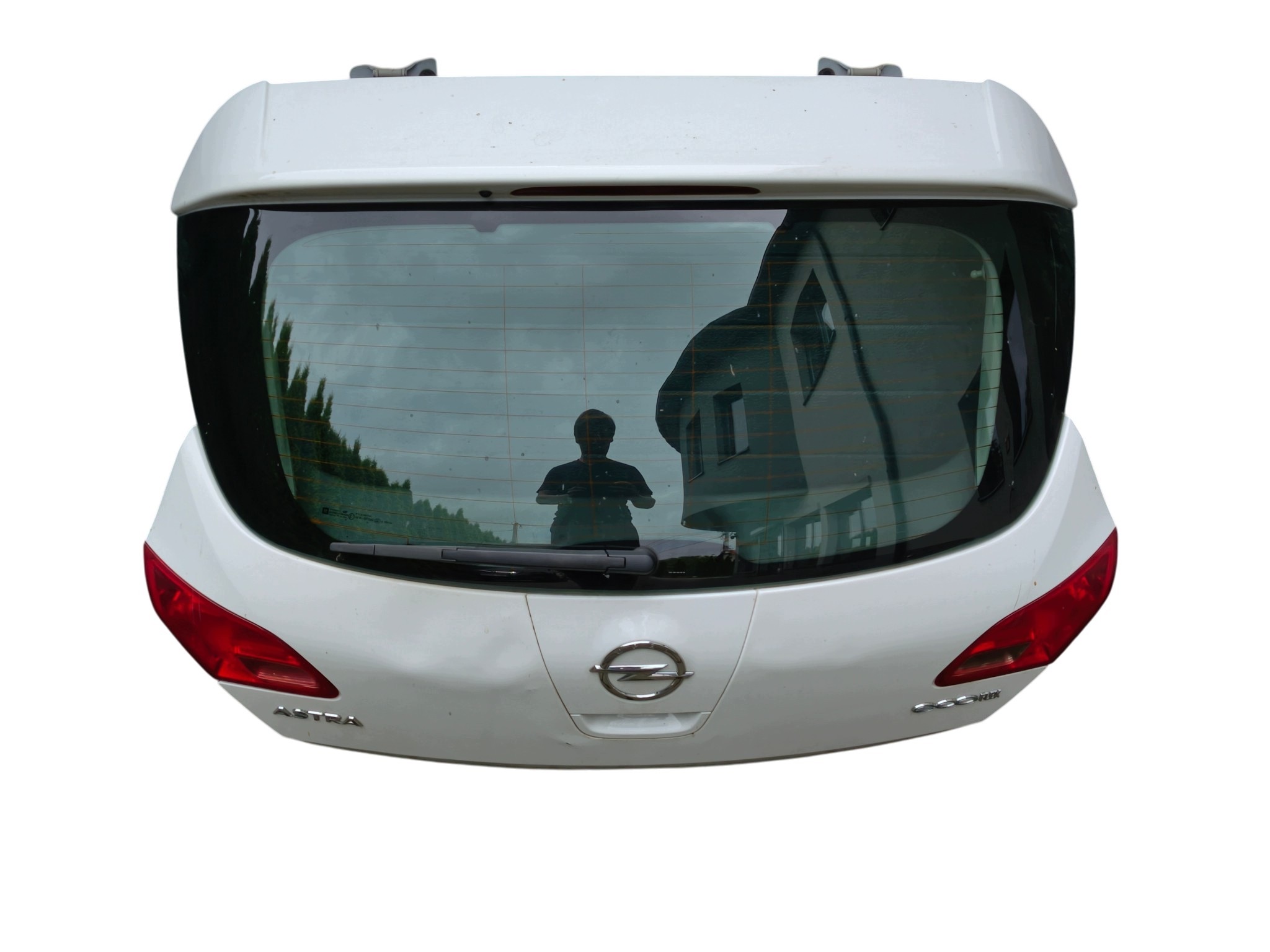 OPEL ASTRA J HATCHBACK trunk door boot BIALA Z window