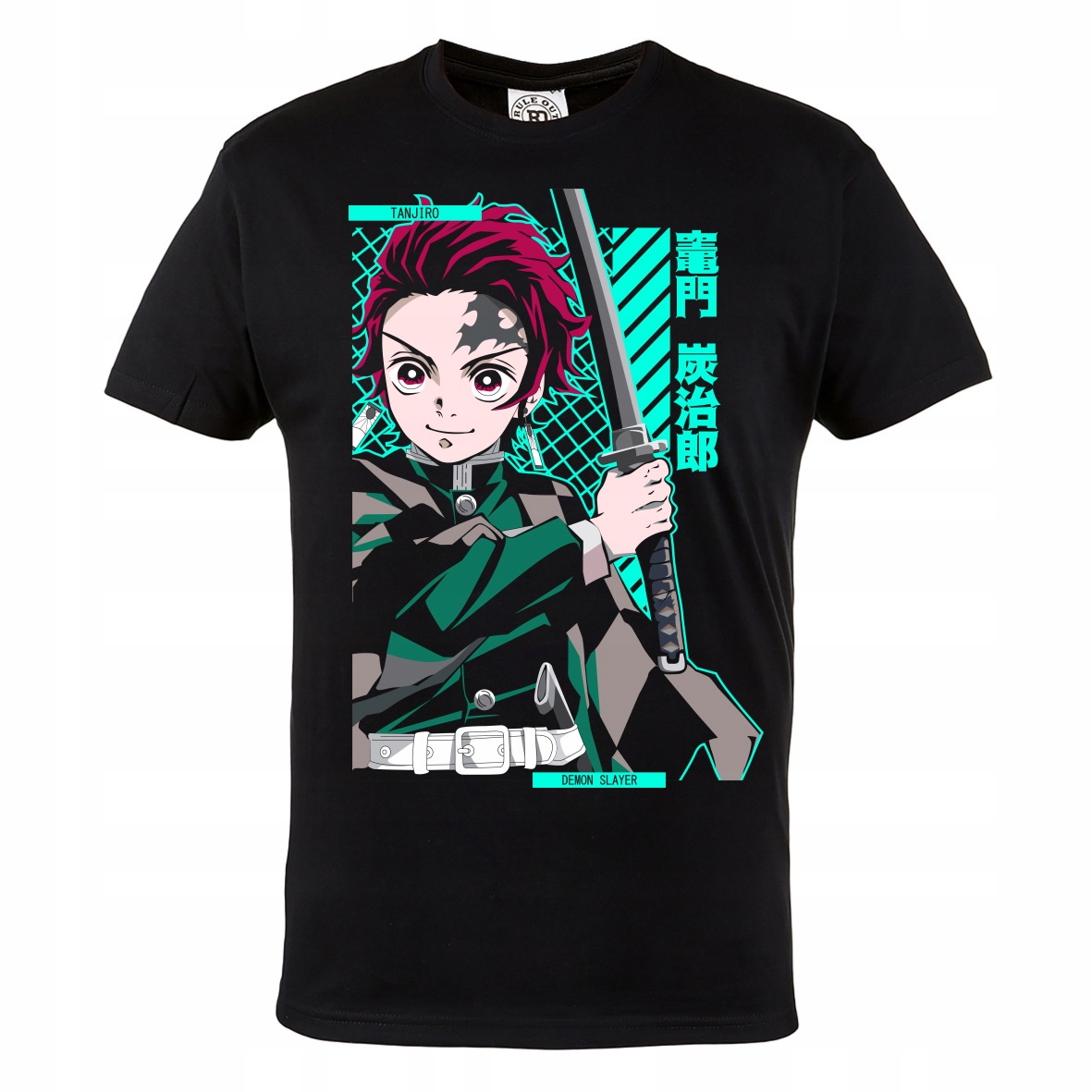 

Męska Koszulka Anime Manga Nadruk Demon Slayer