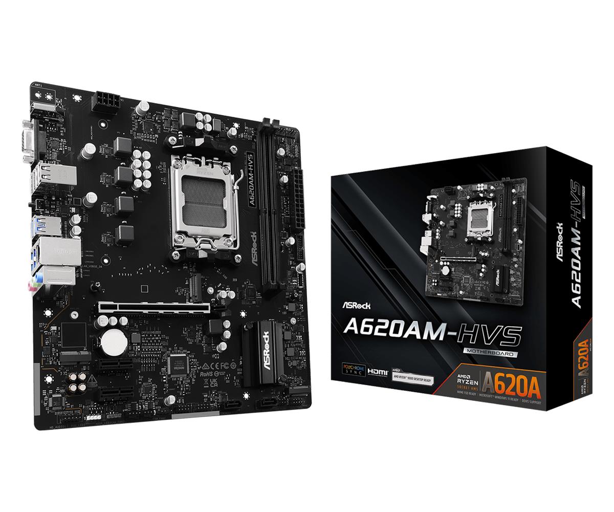 Płyta główna Asrock A620AM-HVS Micro Atx dla procesorów Amd Ryzen