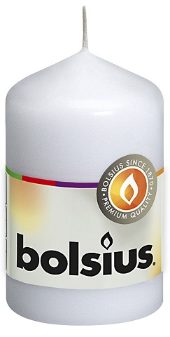 

Bolsius Świeca Klasyczna Pieńkowa 80/48 Biała