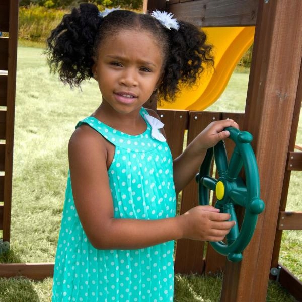 SUN - KOŁO STEROWE - STER NA PLAC ZABAW NIEBIESKIE Wysokość produktu 30.5 cm