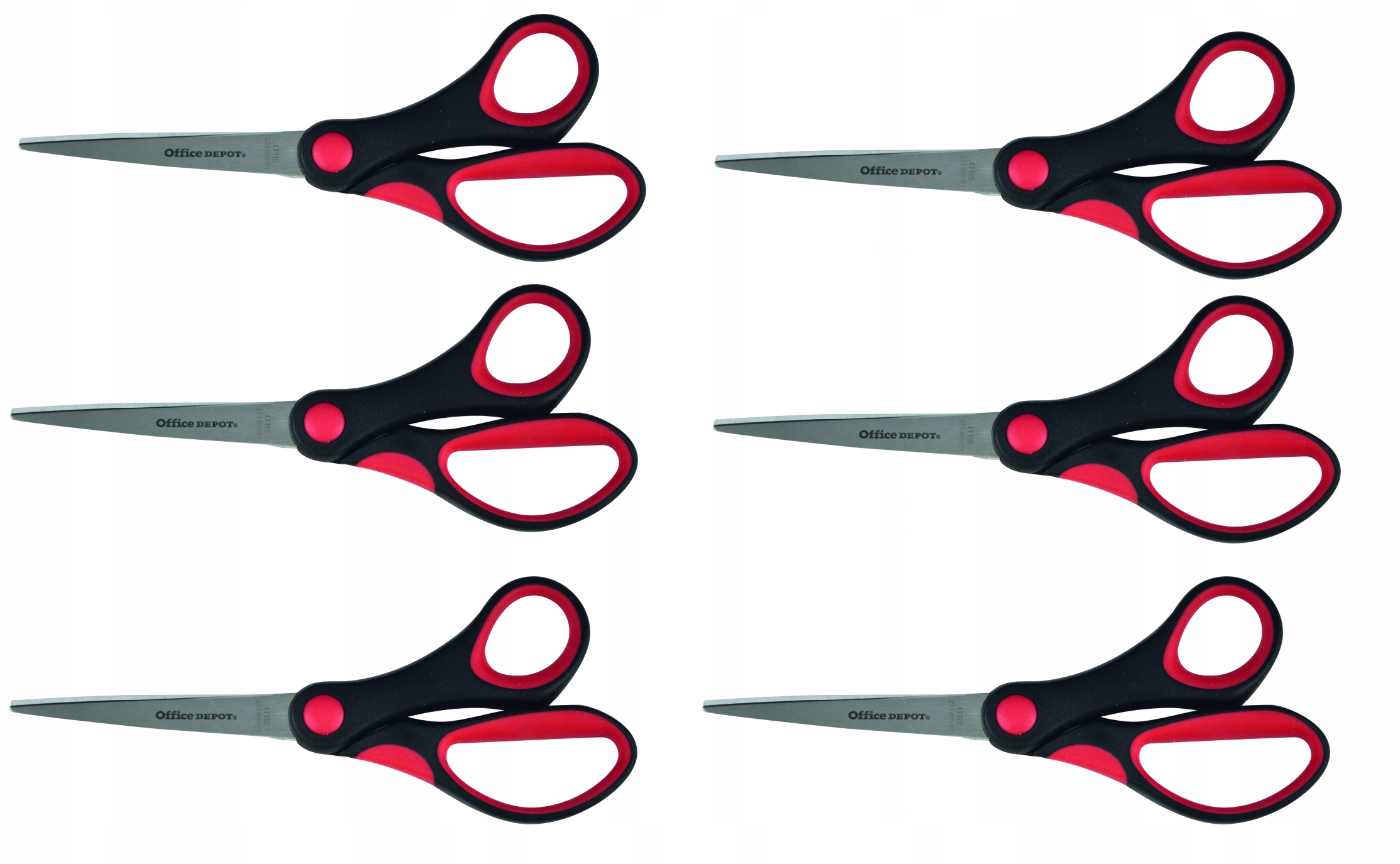 

Nożyczki do papieru nierdzewne 17cm biurowe x6