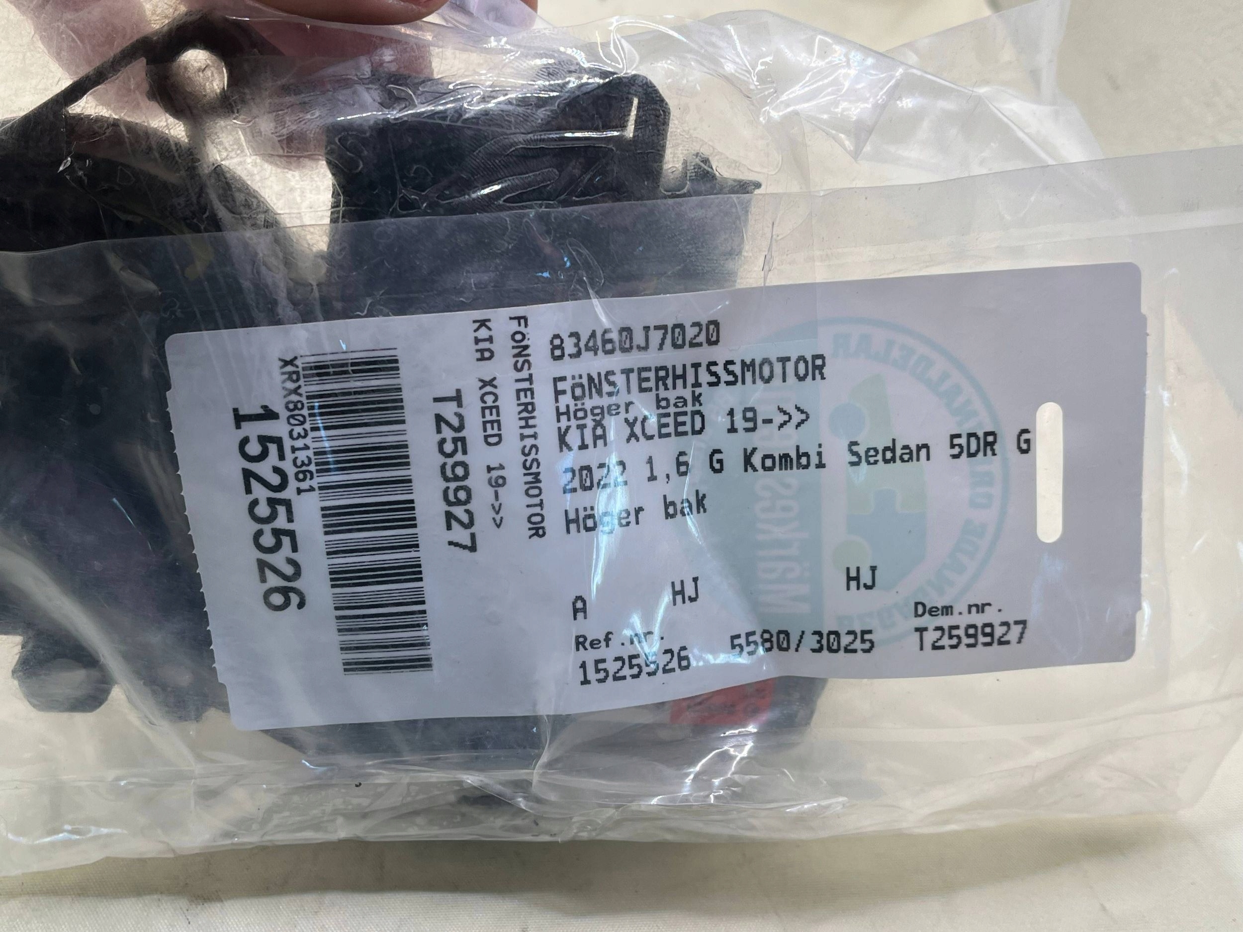 KIA CEED III 2018- 22 mini motor windows front left right 82460-J7010 !J