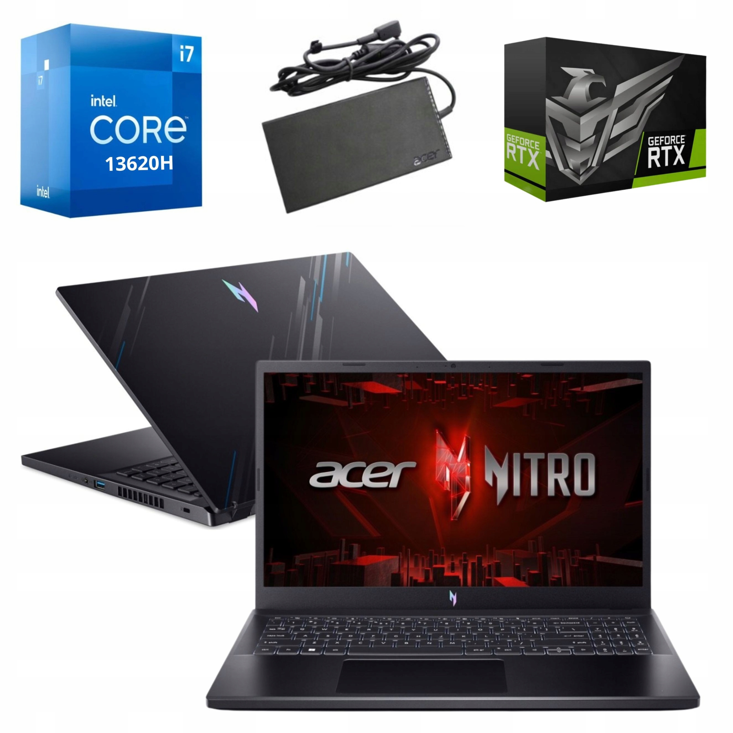 Core i5 10400＋B560M-A +1TB SSD+RAM32GB Gamingowy Laptop Acer Nitro 5 IPS-17.3 Ośmio-10gen i5 SSD-1TB