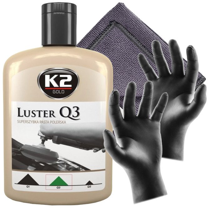 K2 LUSTER Q3 200G ŚREDNIOŚCIERNA PASTA POLERSKA RM