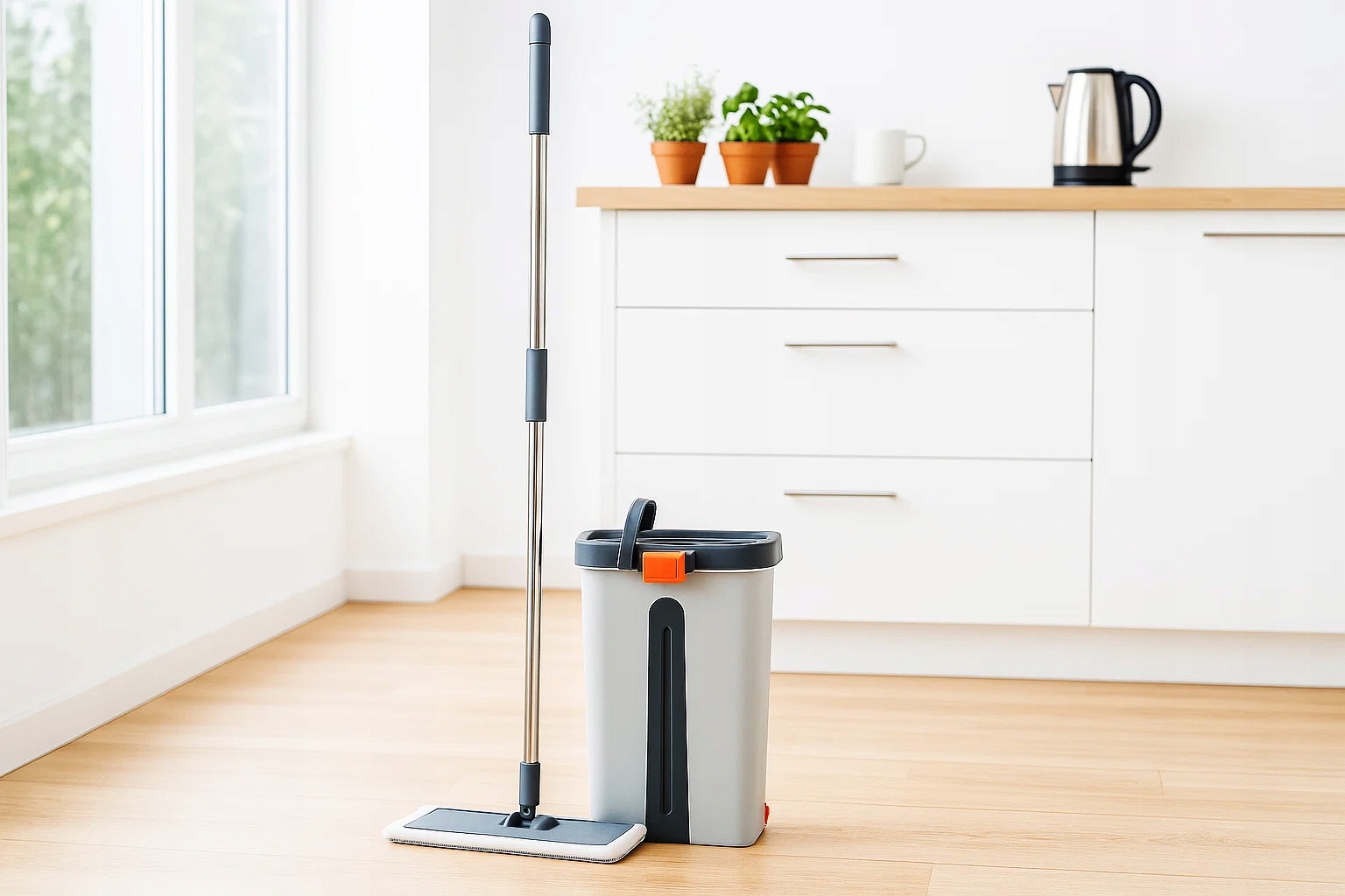 Levně Plochý Se Ždímačem Dvoukomorový Ultra Zásoba