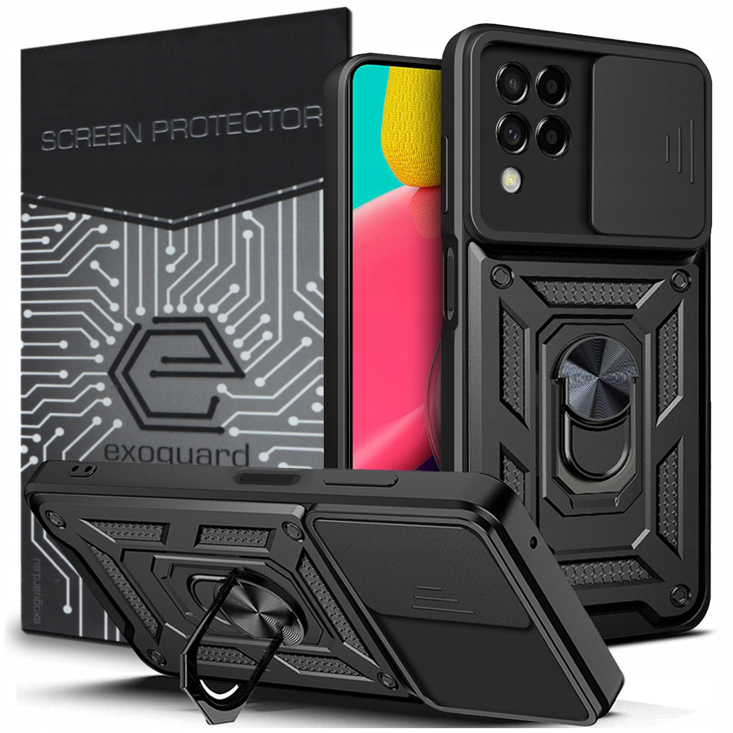 

Etui Pancerne Case+szkło do Samsung Galaxy M33 5G