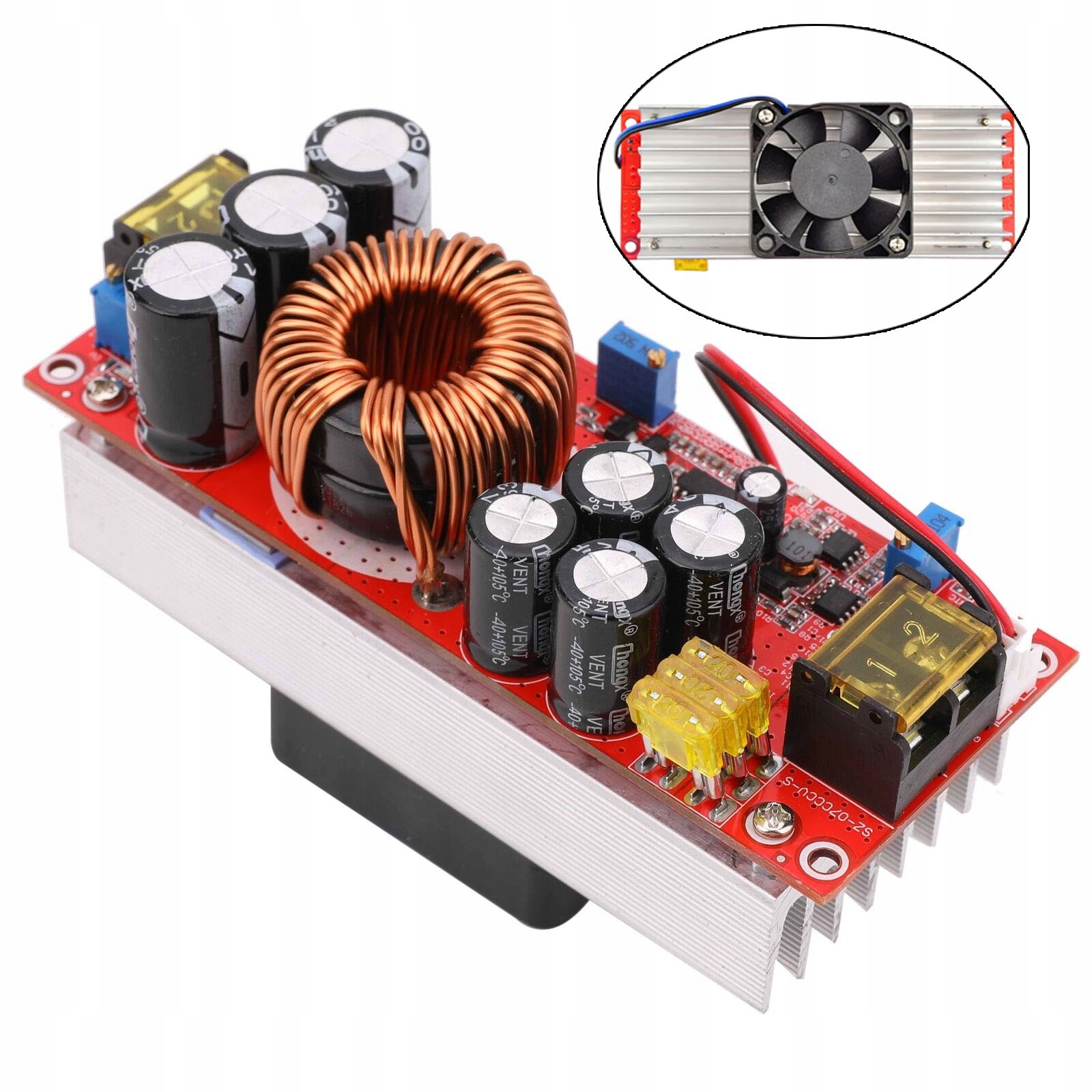 Měnič Napětí Napětí 1800W 40A DC-DC Step Up