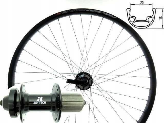 Koło 29" Tylne,obręcz Stożek, Aluminowe, Czarne Ht Kaseta Joytech JY-D762