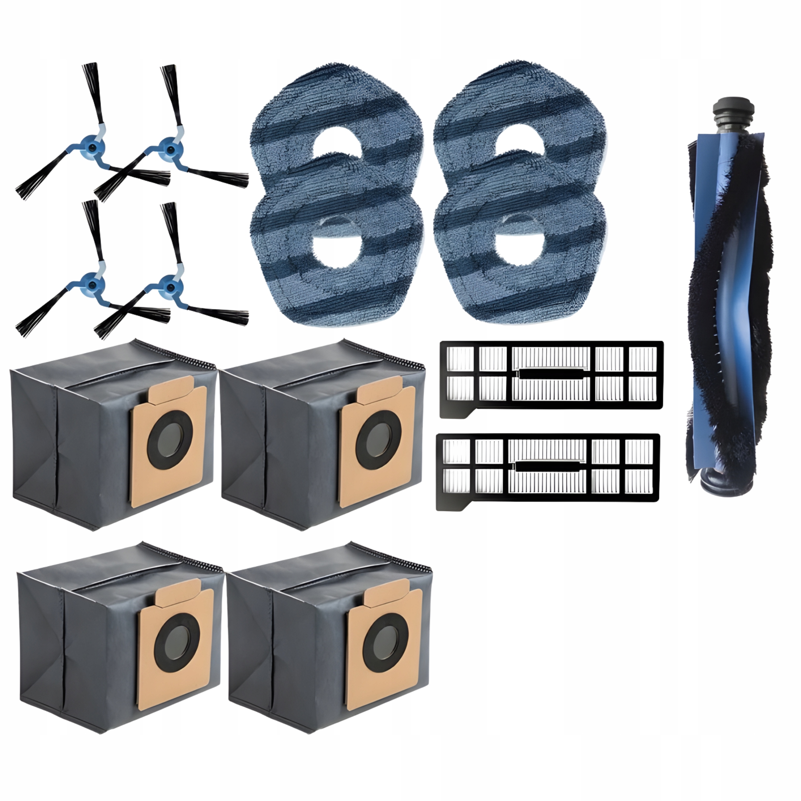 Zestaw Szczotki Filtry Mopy Szczotka Główna Do Eufy X10 Pro Omni