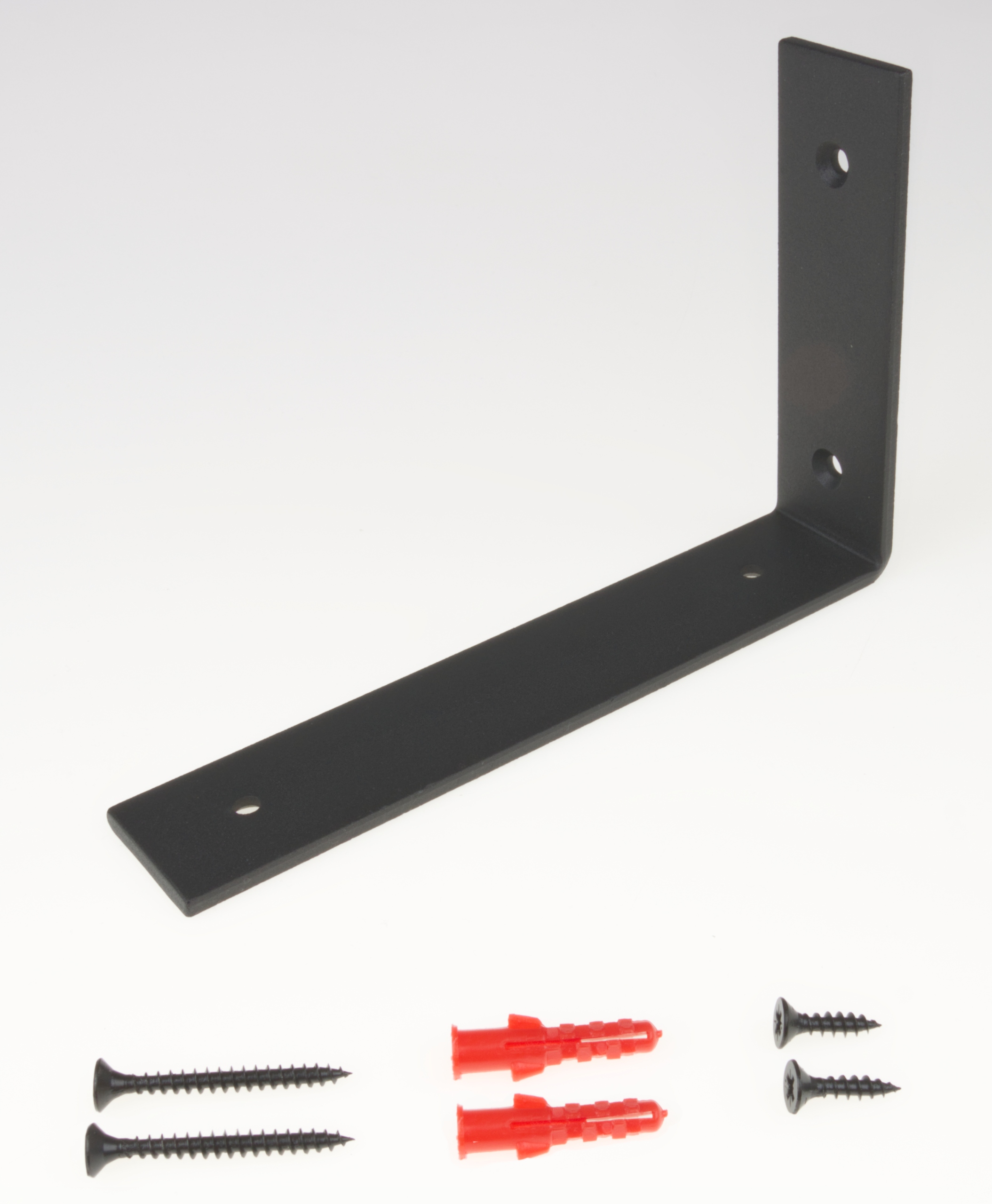 

Wspornik półki Loft uchwyt 20 cm czarny Industrial