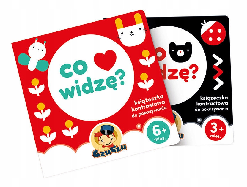 CZUCZU STARTER MALUCHA KSIĄŻECZKI KONTRASTOWE 0M+ Wiek dziecka 0 +