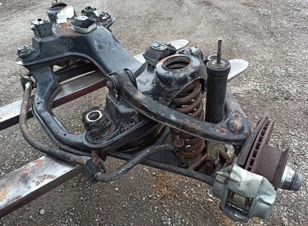 suspension beam axle beam front Mercedes R107 C107