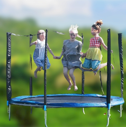 WZMOCNIONA OSŁONA SPRĘŻYN DO TRAMPOLINY 244-252CM Stan opakowania oryginalne