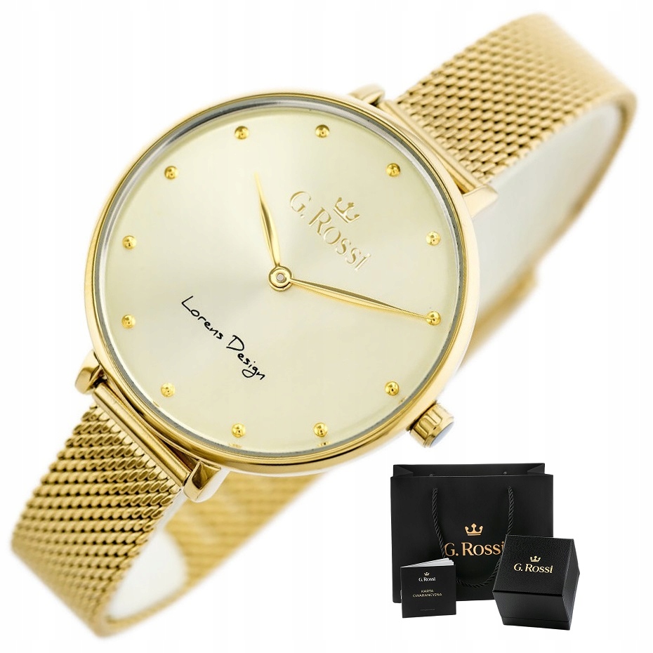 

Zegarek Damski G. Rossi Tina mesh Box Grawer