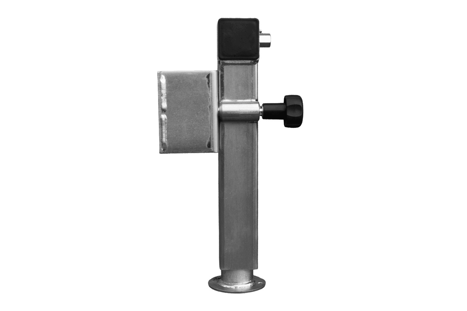 Výsuvná kliková podpěra Unitrailer pro přívěs a odtahový vůz 150 kg 410-645 mm