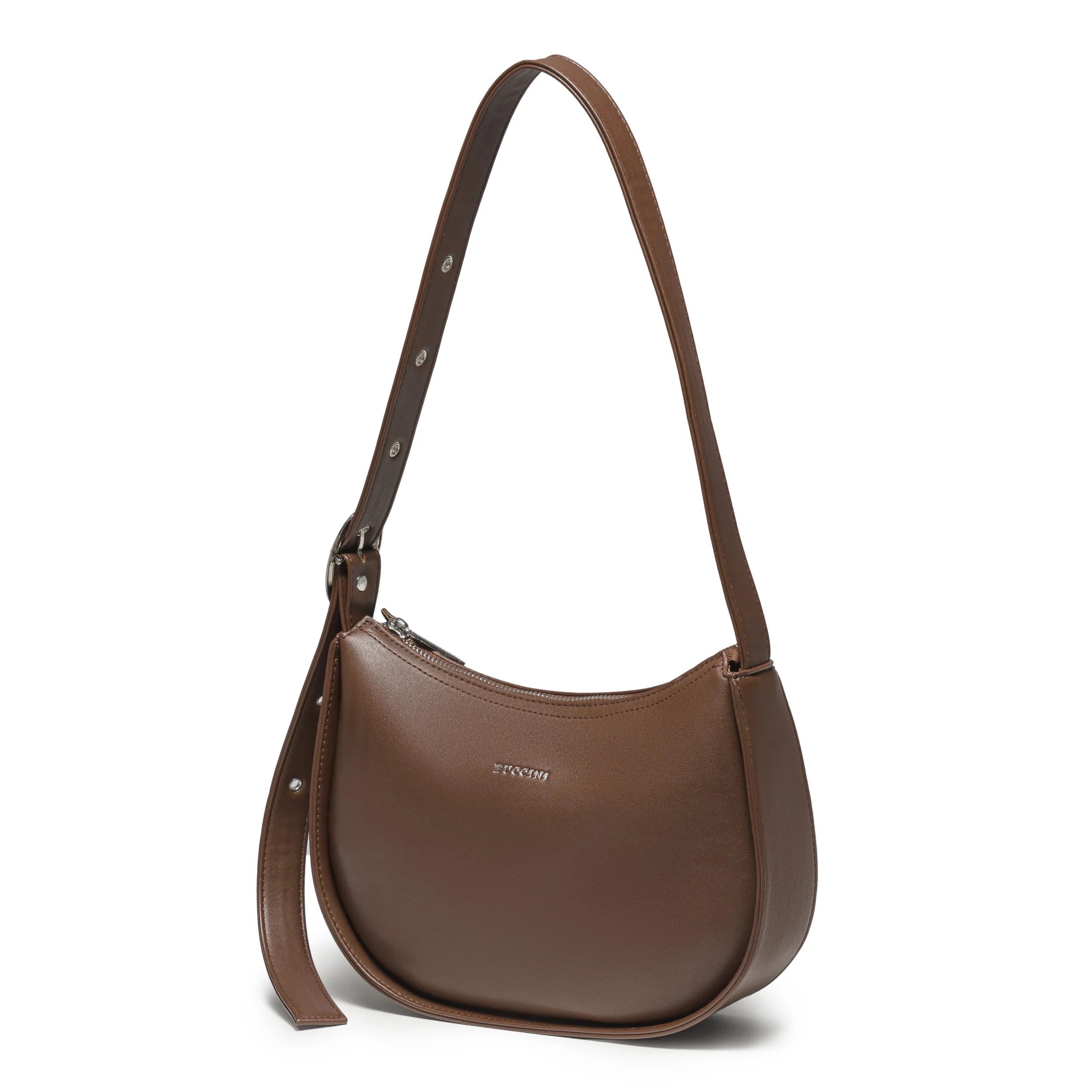 Dámská kabelka Elegantní Eko Kůže Puccini Hnědá BK1251003M-2D