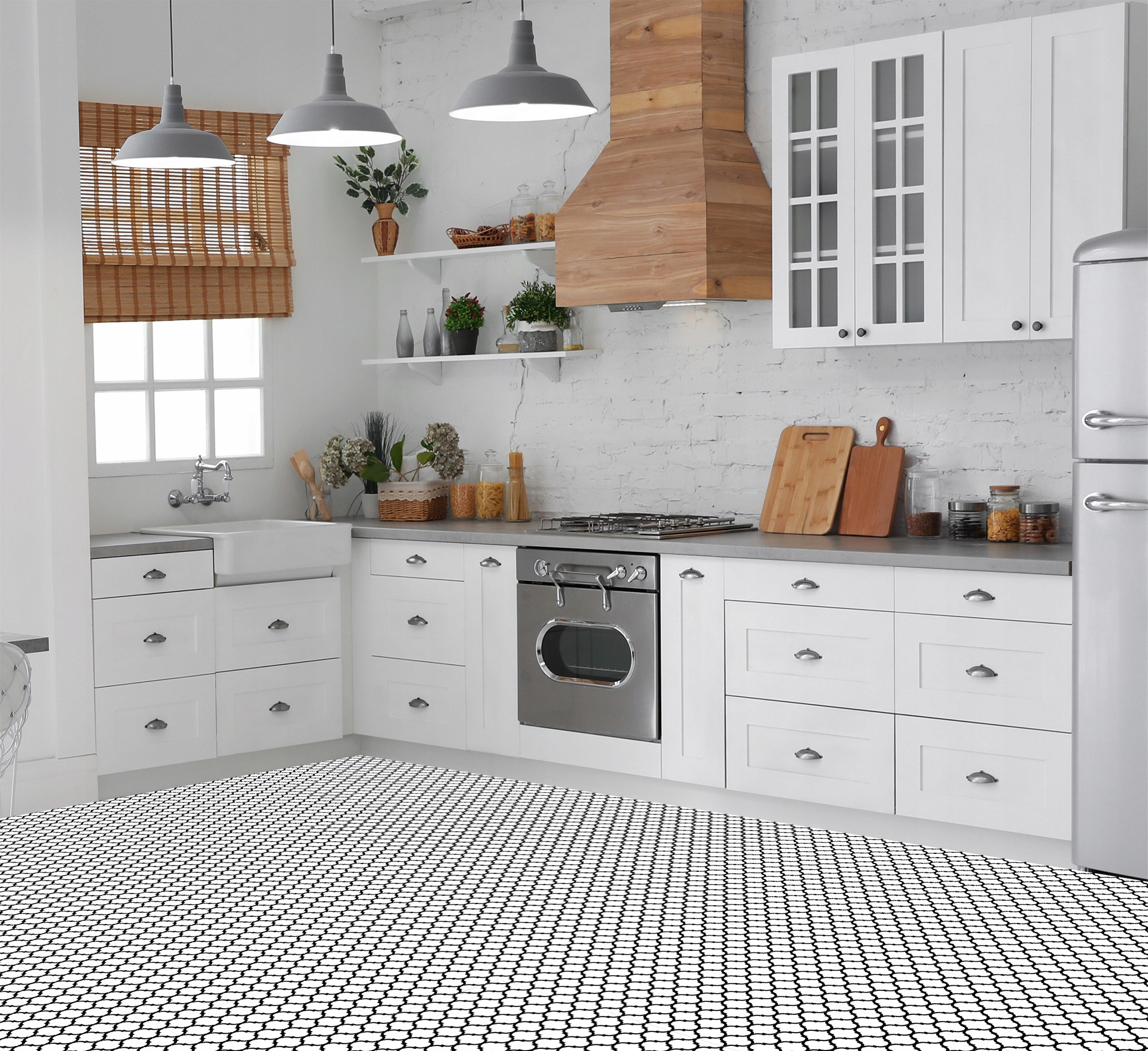 Samoprzylepne kafelki PCV 30x30 Marokański design Producent inny