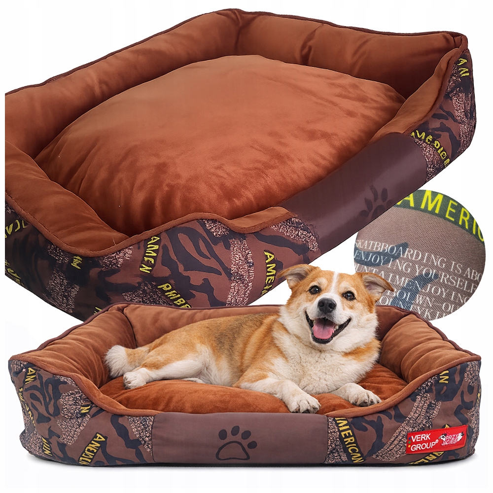 Levně Verk 19510 Pelíšek pro psa nebo kočku vel. L, hnědý