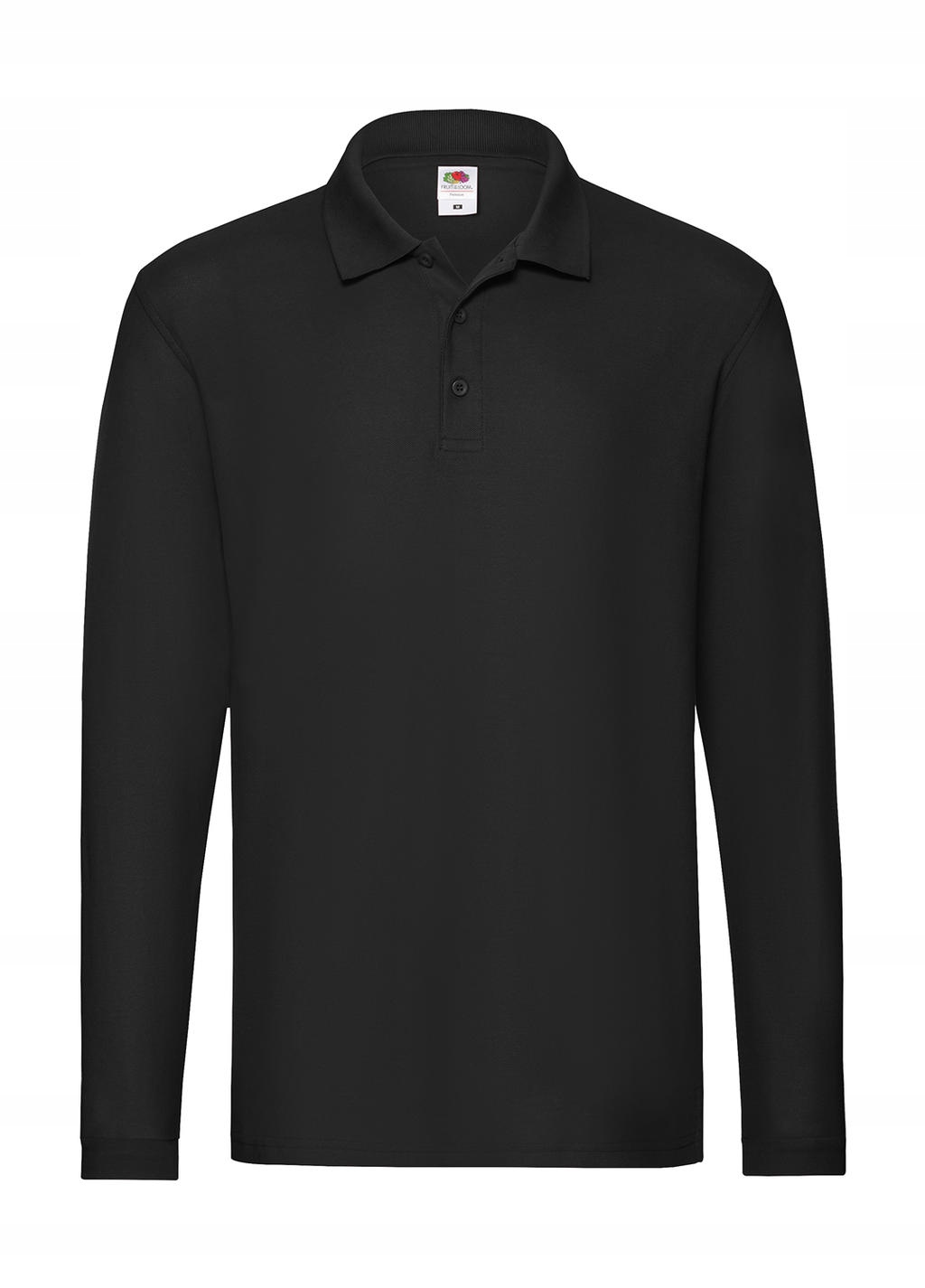 

Polo Premium Długi Rekaw Fruit Of The Loom bla L