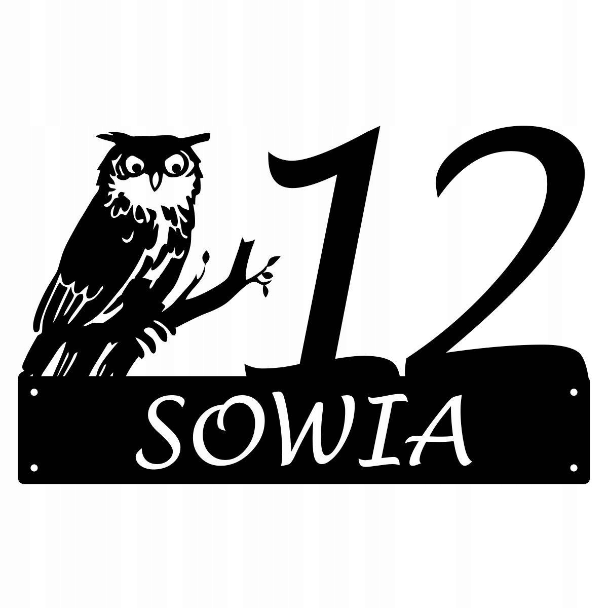 Číslo Na Dom 80 cm Tabuľa Adresa Ocel 2MM Grafika 200