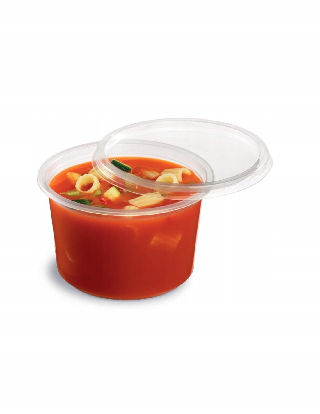 

Pojemniki na zupę okrągłe pokrywka Pp 500ml 50sz