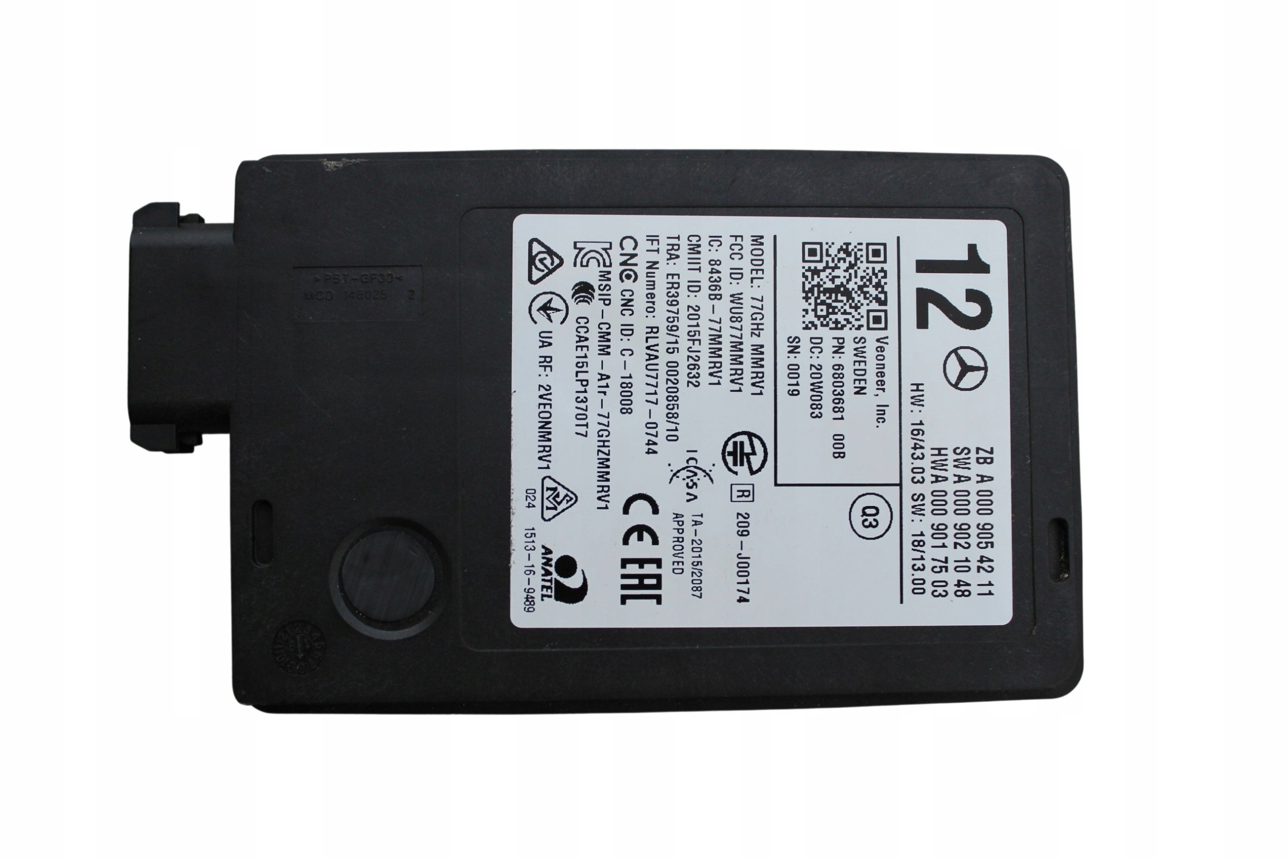 Радар модуль помічник Mercedes A0009054211