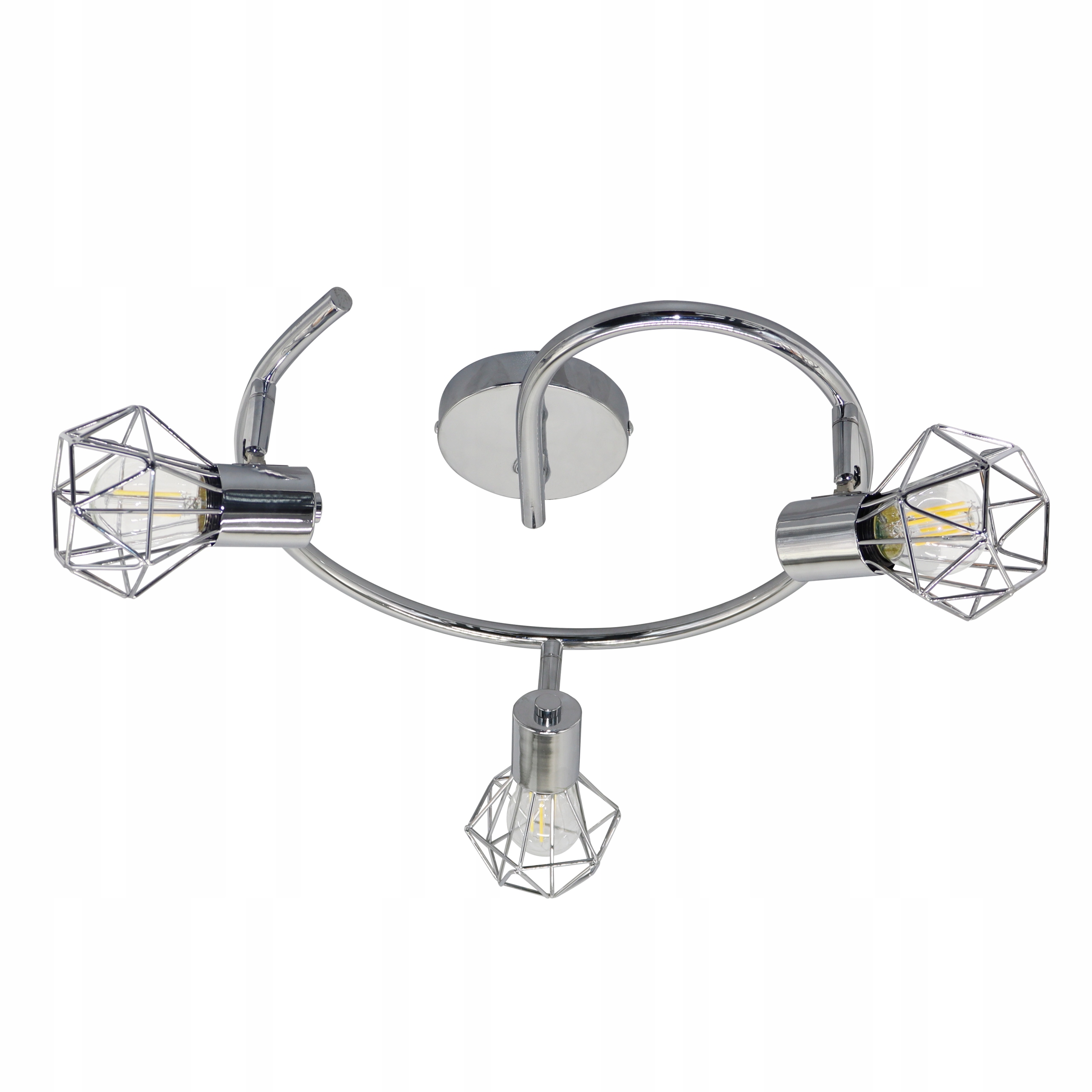 Závěsná stropní lustrová lampa Brylant Loft drátová nástěnná Led lampa