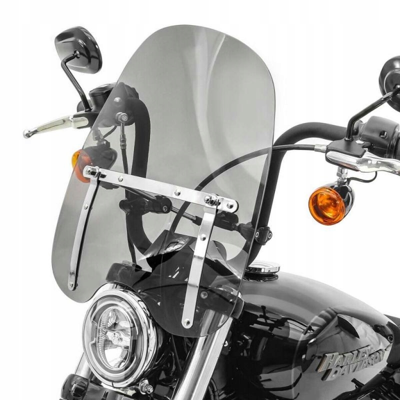 Sklo Motocyklová Otvorka Chopper Cruiser shadow intruder 125 Tónovaná