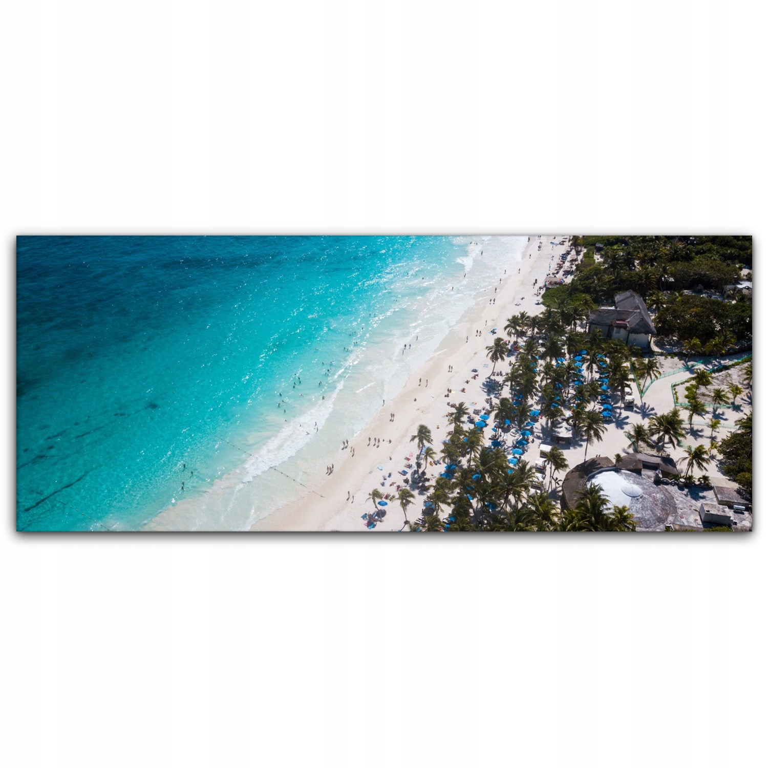 

Canvas na ramie ścienny 125x50 Tropiki Plaża Ocean