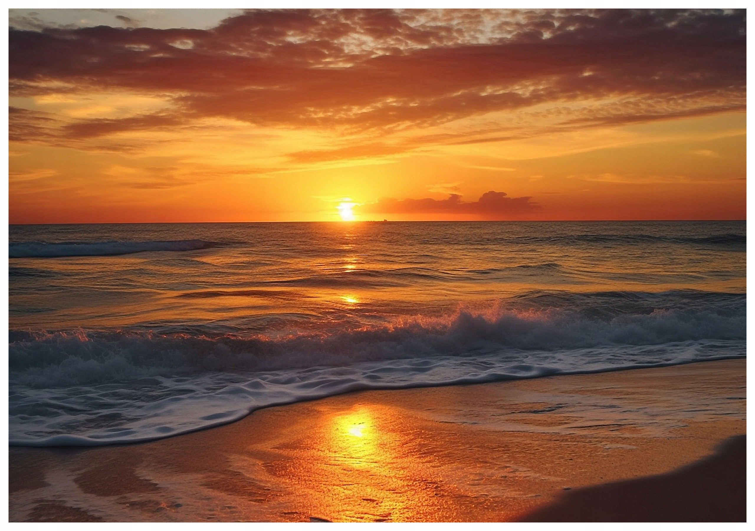 Fototapeta flizelina Mořský vánek Slunce písek vlny harmonie 416x254 lepidlo