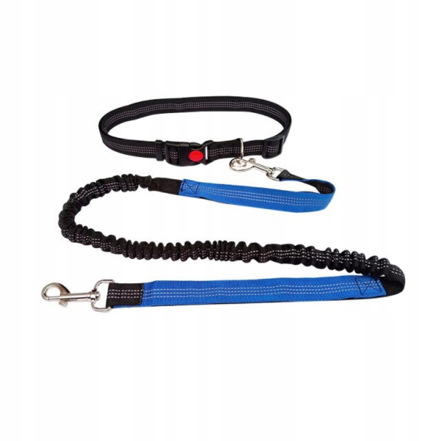 

Pas do biegania i smycz dla psa z Amortyzatorem