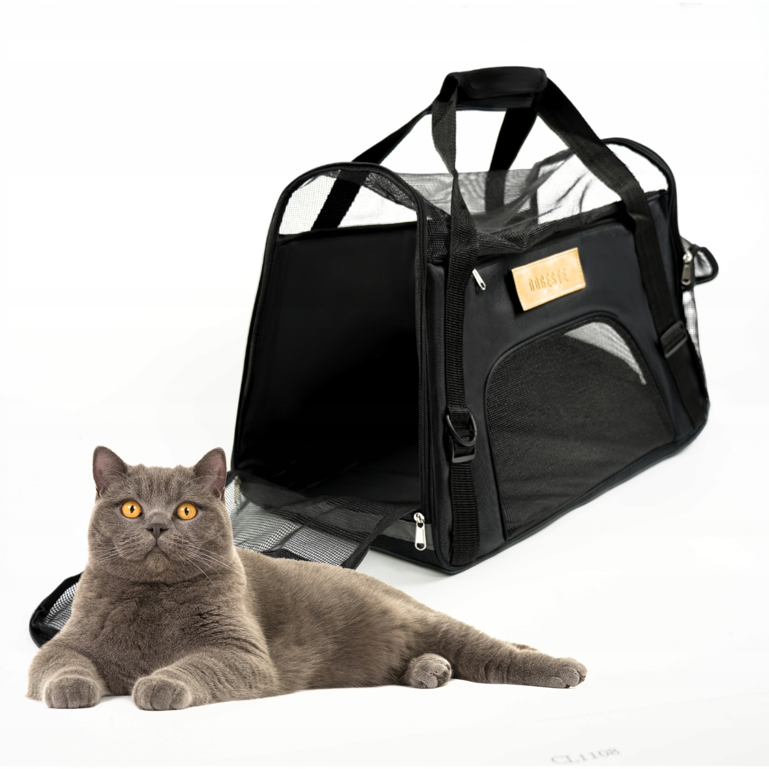 Přepravka pro kočky Skládací přepravní taška Velká Dárek gravírování