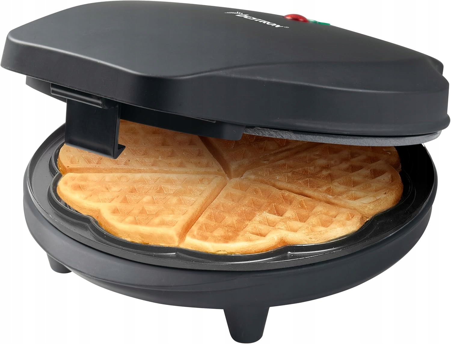 Gofrownica Do Gofrów W Kształcie Serca Bestron 700W Czarna Matowa