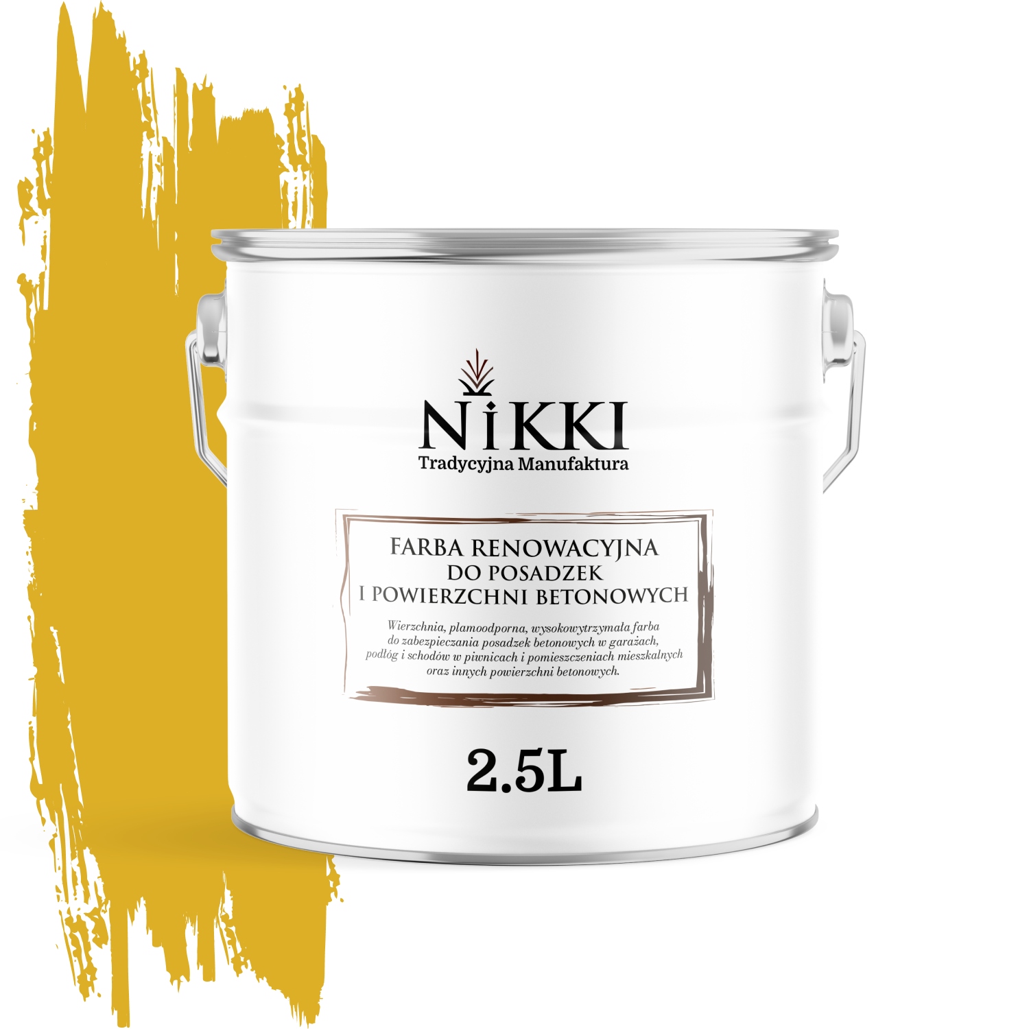 Farba Na Renováciu Betónových Podláh 2,5 L Žltá Citrónová RAL1012 Lesk