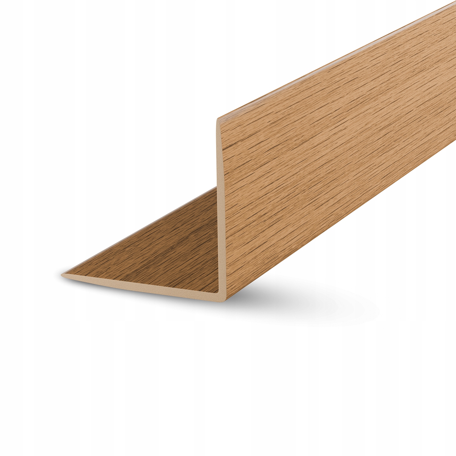 Úhelník Pvc Buk 25x25 mm 1 m – Ochranný rohový dekorativní 50 Ks