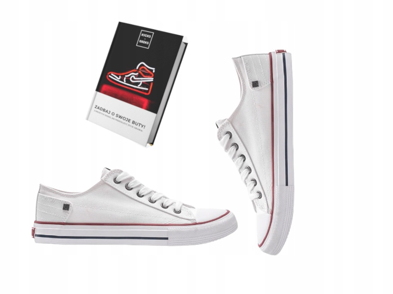

Trampki Big Star Damskie Białe Niskie r 38 +gratis