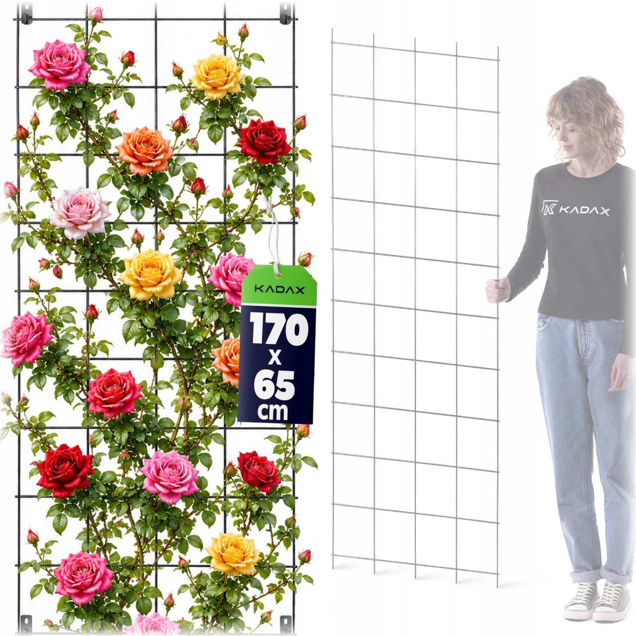 Zahradní Pergola 170 cm Terasová Podpěra Pro Rostliny Růže Květiny Kov Silná