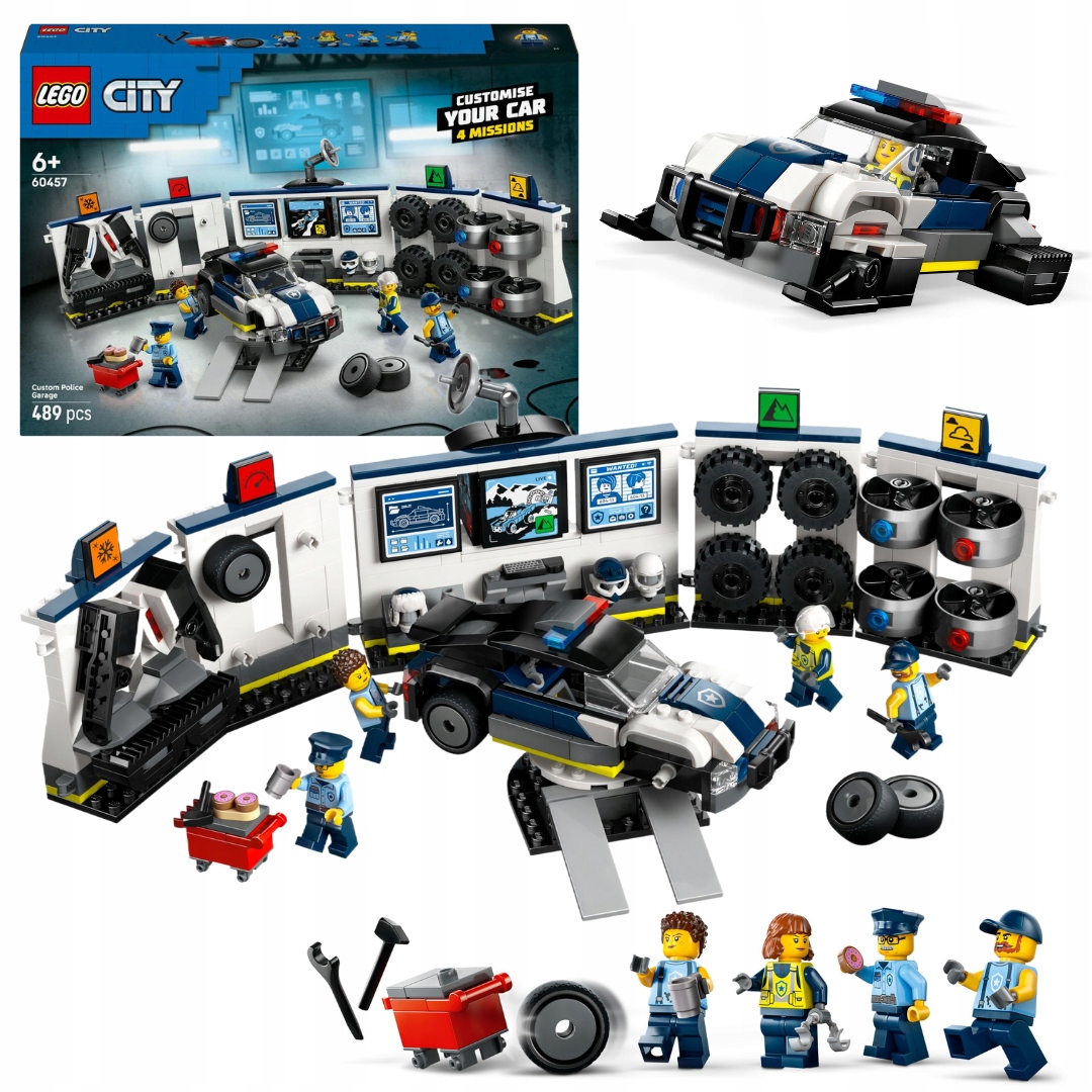 Lego City 60457 Policejní tuningová dílna Rádio Mechanik