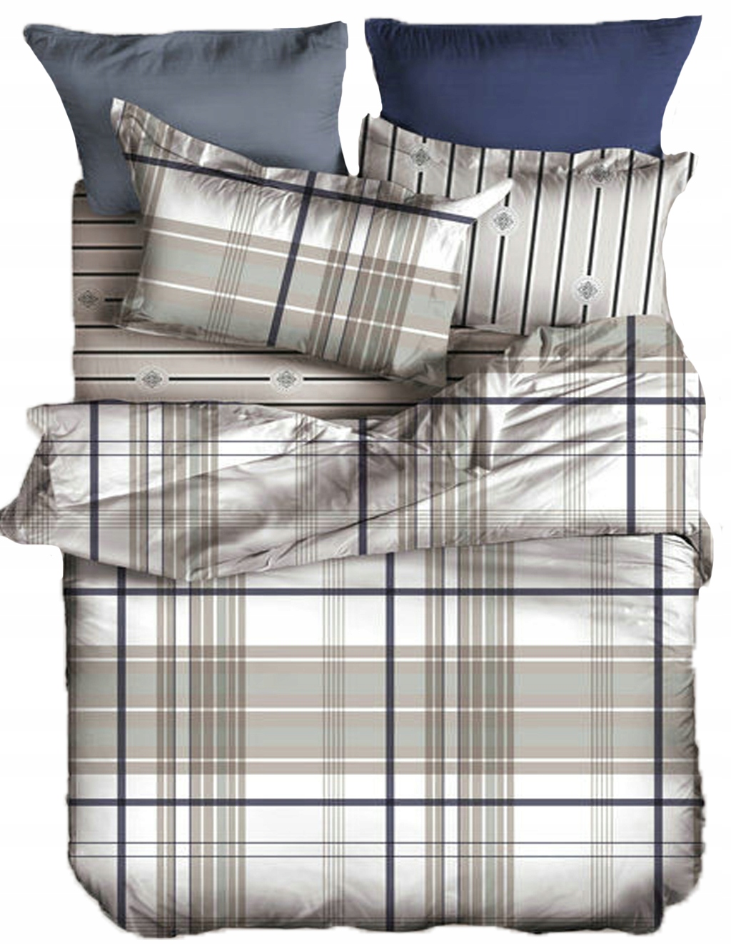 Přikrývka Na Postel 220x240 2 Prošívané Povlaky Kol