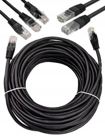 Патч-корд MK U / UTP 6 RJ45 / RJ45 15 м Черный