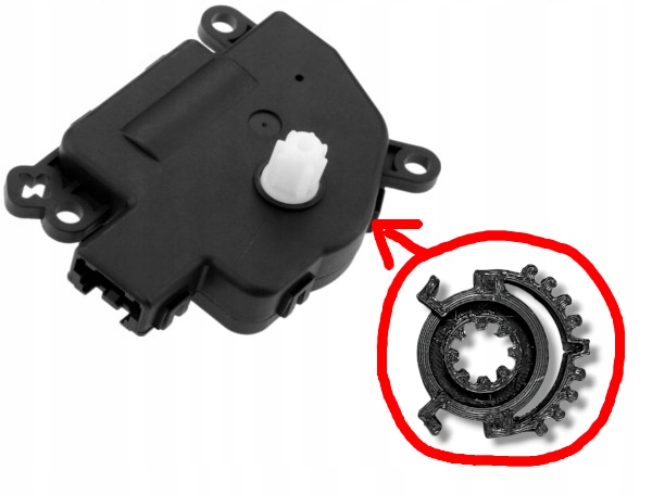 Zębatka klap nawiewu JEEP GRAND Cherokee NAPRAWA Numer katalogowy części KnC