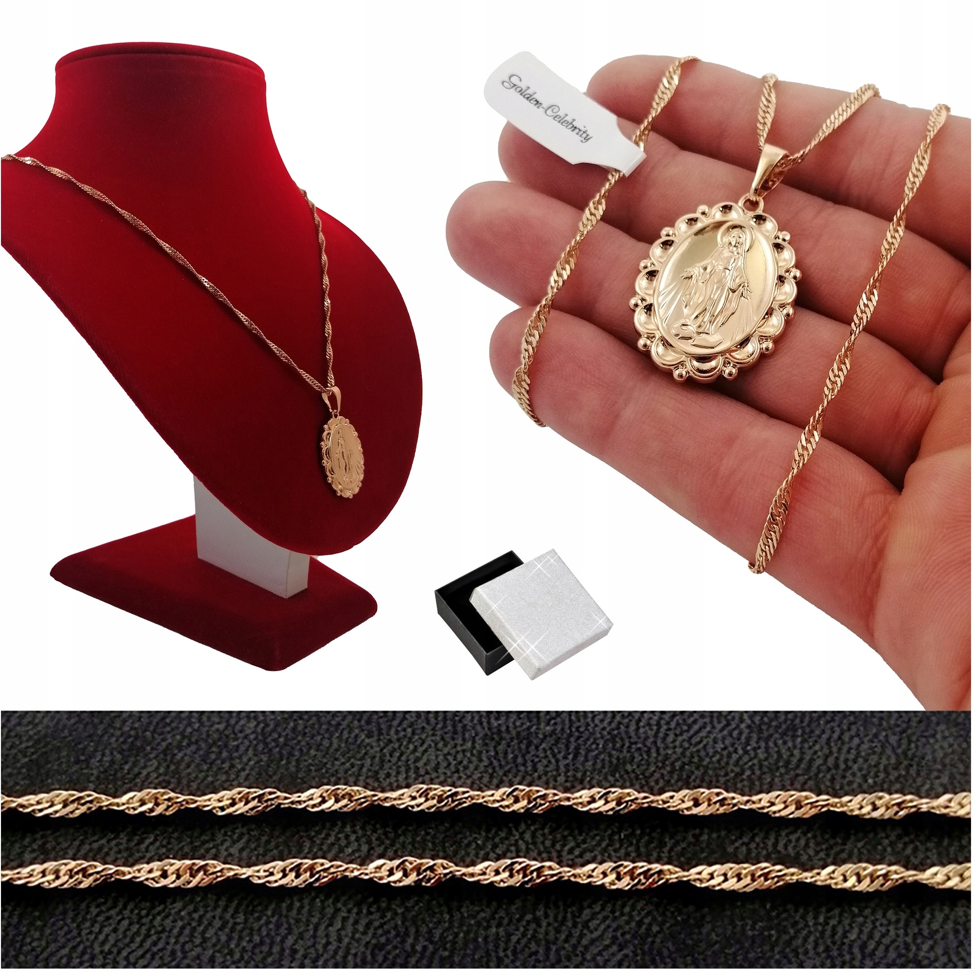 Krásný Singapurský Náhrdelník Matka Boží Jako Dárek Pro Ženu