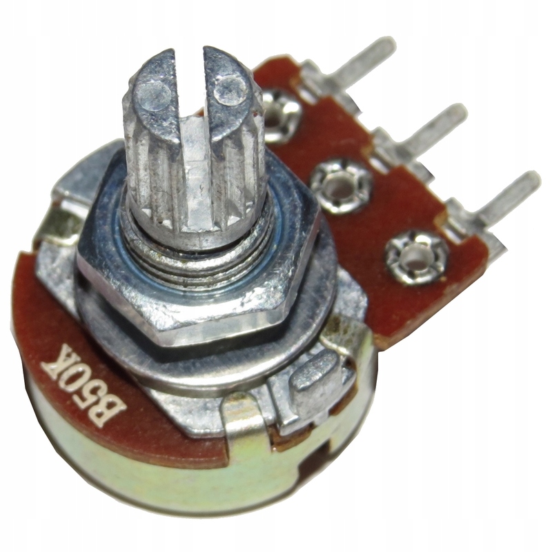 Potencjometr liniowy 50k oś 6mm L15mm