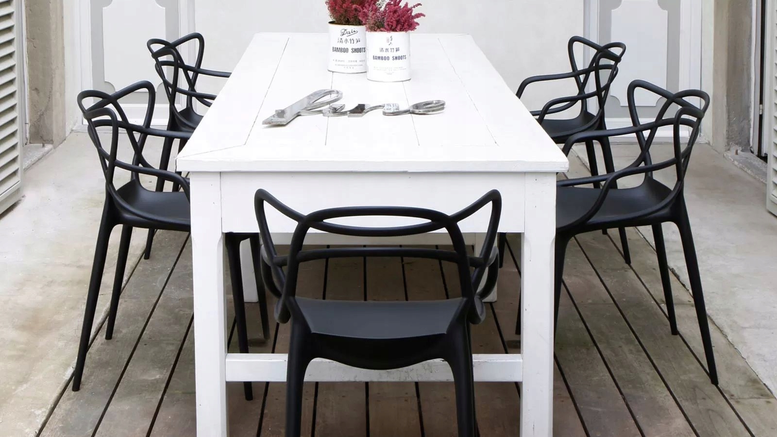 Krzesło Dankor Design Masters biały Szerokość mebla 54 cm