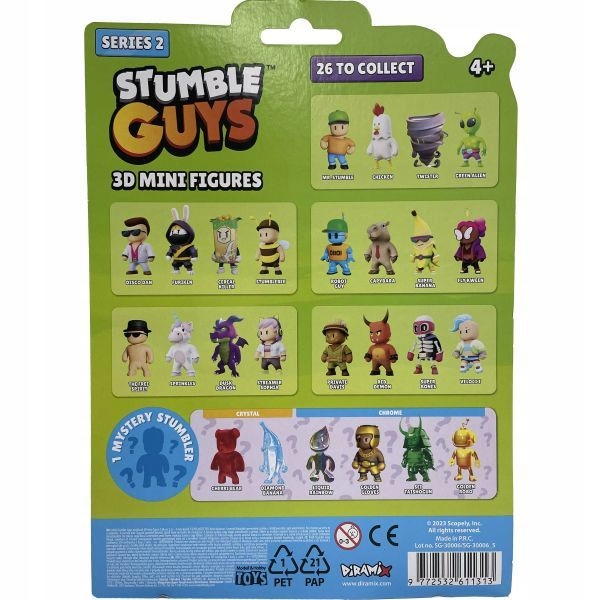 STUMBLE GUYS OPAKOWANIE WINDOWBOX Z 5 FIGUR.