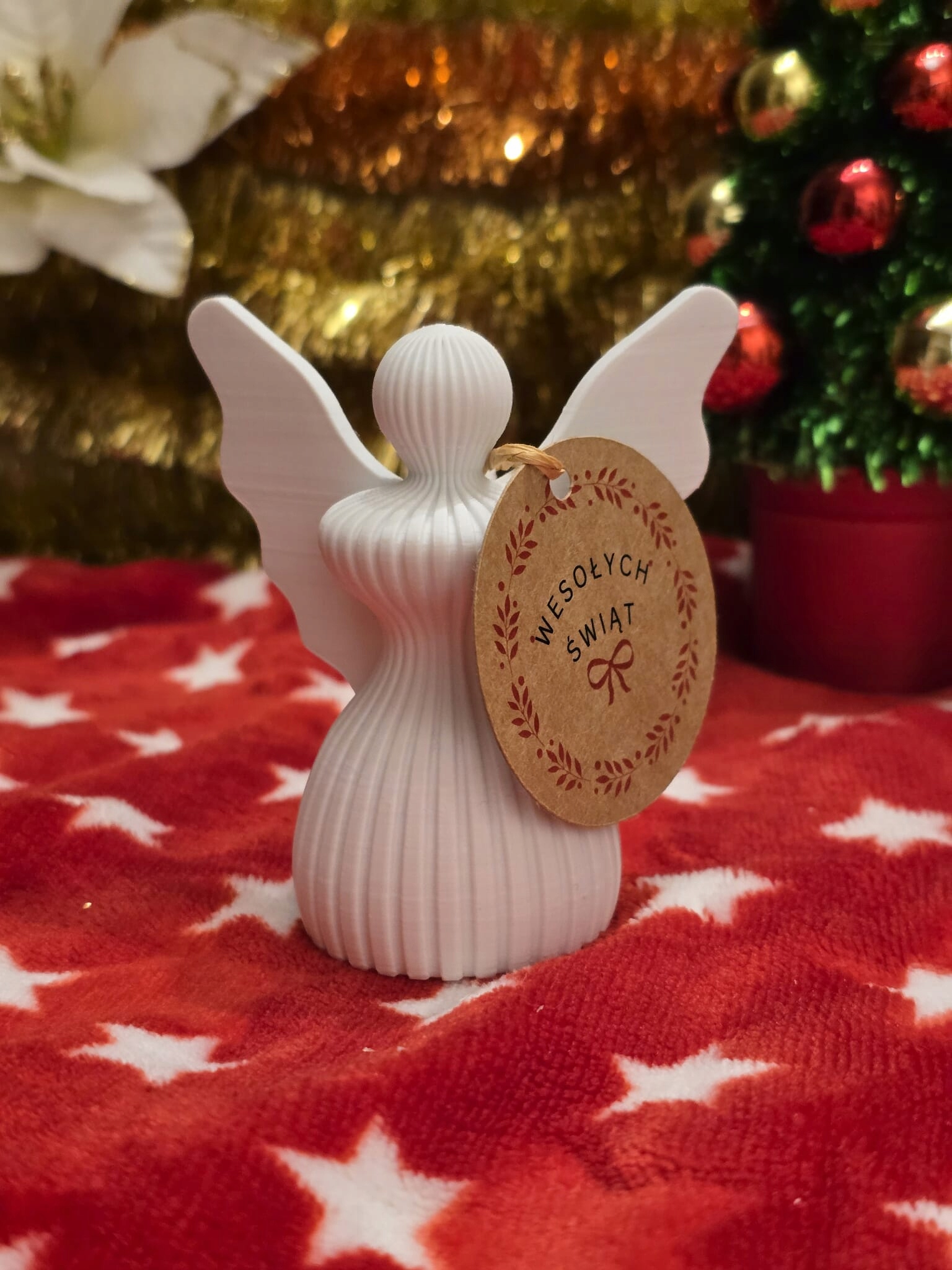 ZESTAW Ozdoba Aniołek NFC + TeaLight