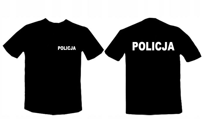 

Koszulka Policja Koszulki Ochrona Extra Jakość