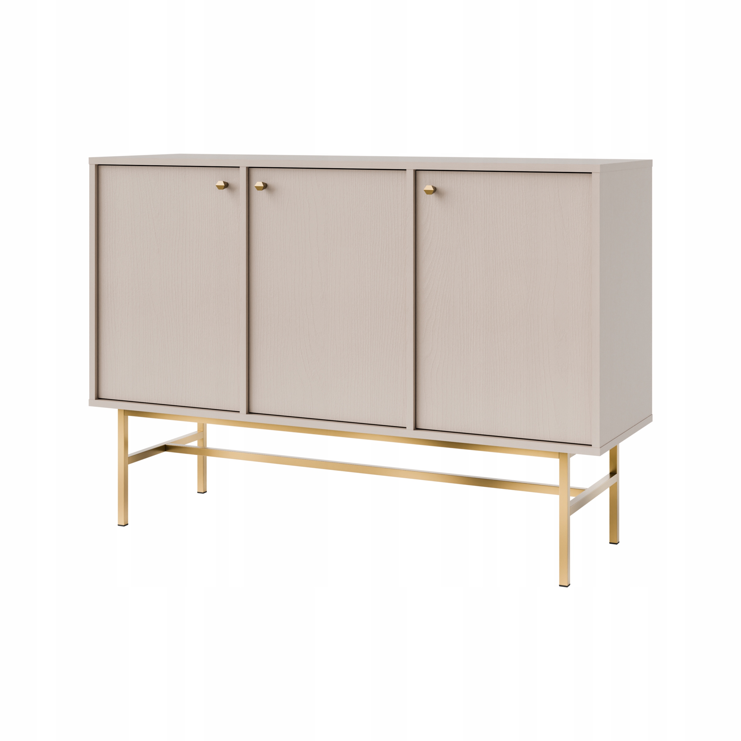 Třídveřová komoda do obývacího pokoje Sakai 3 3F T813 Béžová